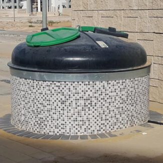 plastic undergrund container