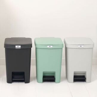 BRABANTIA Pattumiera a Pedale Stepup 25 L Grigio 5