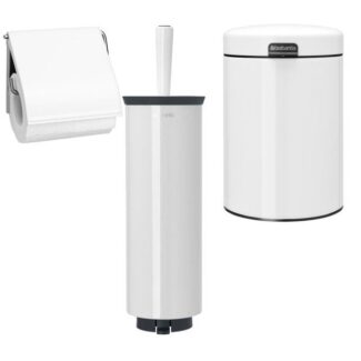 סט לבן לשירותים Brabantia: פח פדל 3 ליטר NewIcon