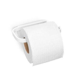 מתקן לנייר טואלט ומדף, לבן מינרלי MindSet ברבנטיה